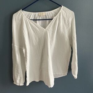 Loft white shirt